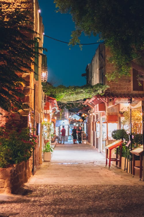 골목, 구시가지, 그리스의 무료 스톡 사진