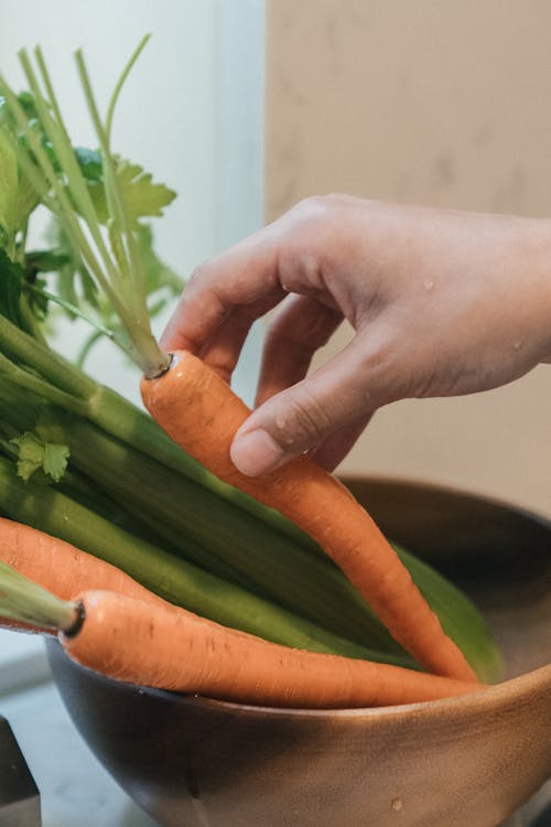 Carrots in Bowl