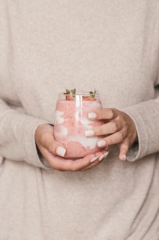 Strawberry Blended Greek Nonfat Yogurt