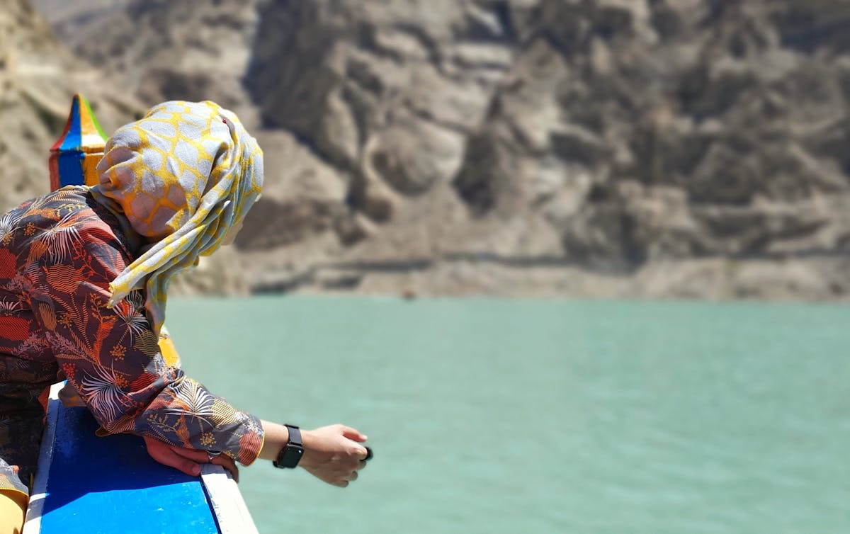 Minimalist workspace with charts on a laptop screen, illustrating portfolio analysis in a calm setting.