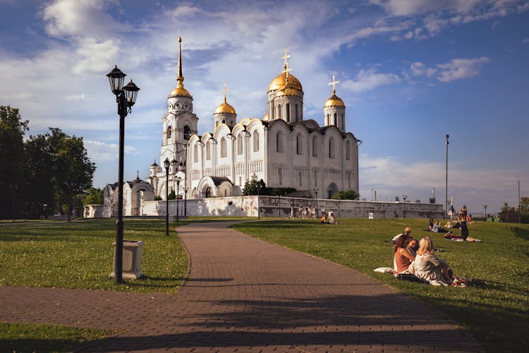 View Of Dormition Cathedral In Vladimir, Russia