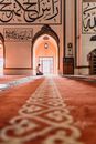 A Man Praying Inside the Mosque