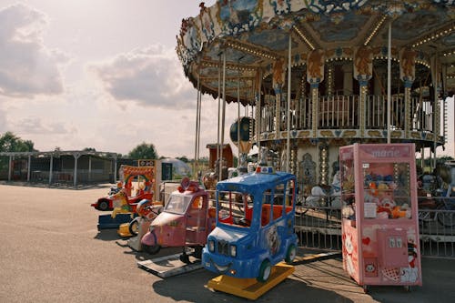 An Empty Amusement Park 