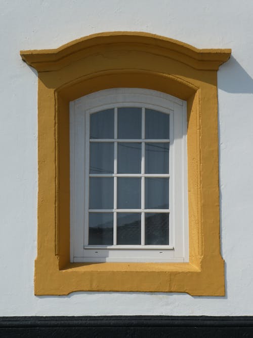 Close-Up Shot of a Glass Window