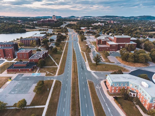 Aerial Footage of Freeway 