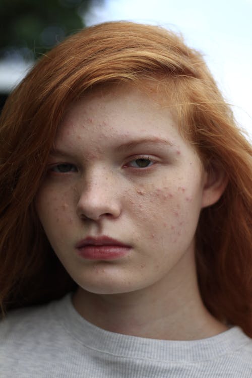 Portrait of a Pretty Redheaded Woman