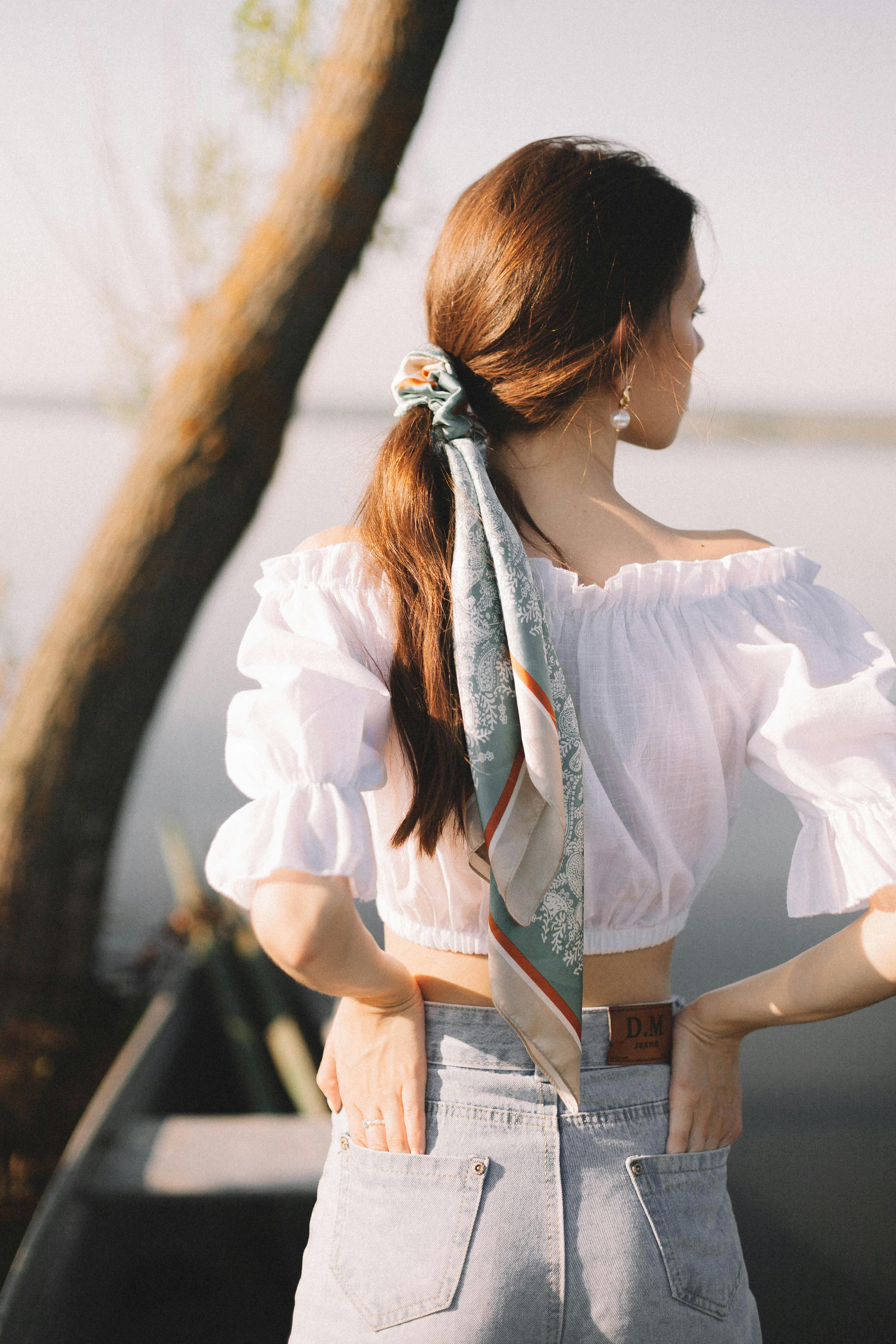 tied handkerchief