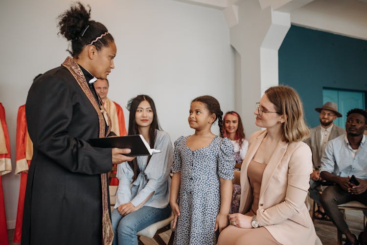 A Pastor Talking To A Girl