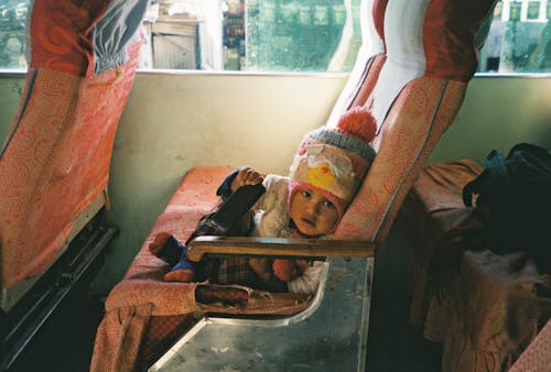 A Child on a Bus