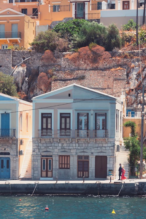 건물, 그리스, 수직 쐈어의 무료 스톡 사진