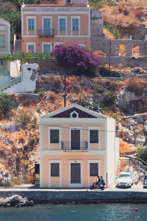 그리스, 수직 쐈어, 아노 시미의 무료 스톡 사진