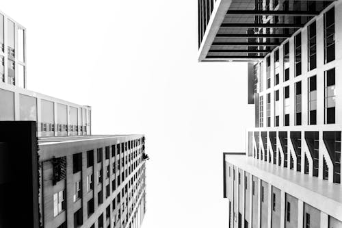 Low-Angle Shot of High-rise Buildings