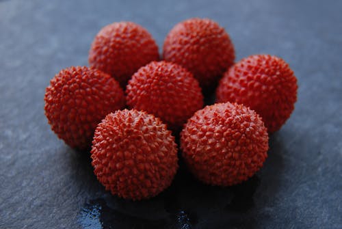 Close-Up Shot of Fresh Lychees