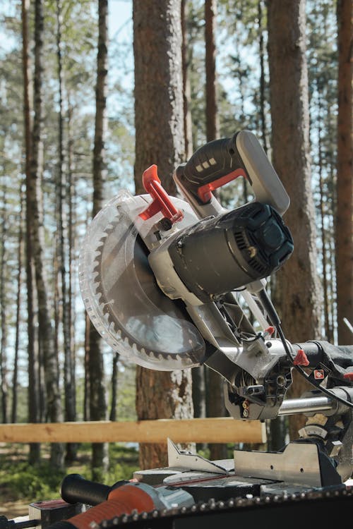 A Mounted Circular Saw