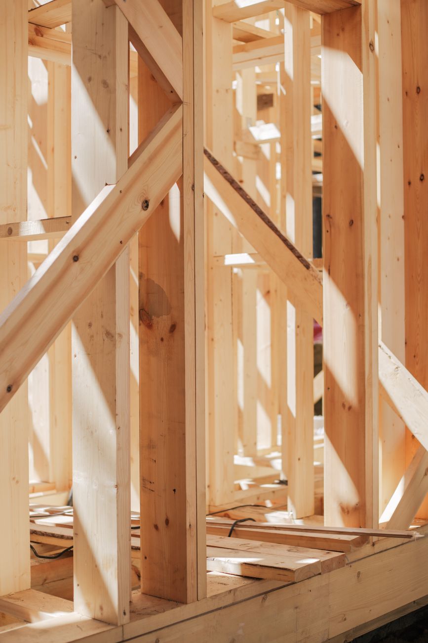 The Cedar — framing stage