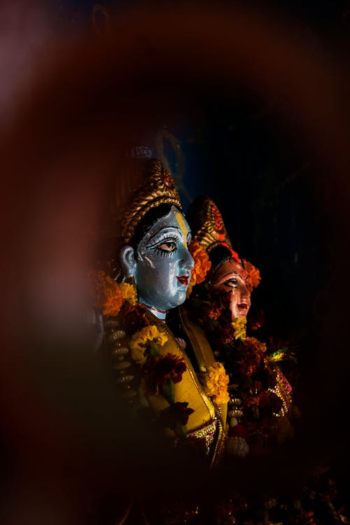 無料 ヒンドゥー教の神の彫像 写真素材