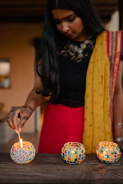 Foto stok gratis diwali, India, kaum wanita