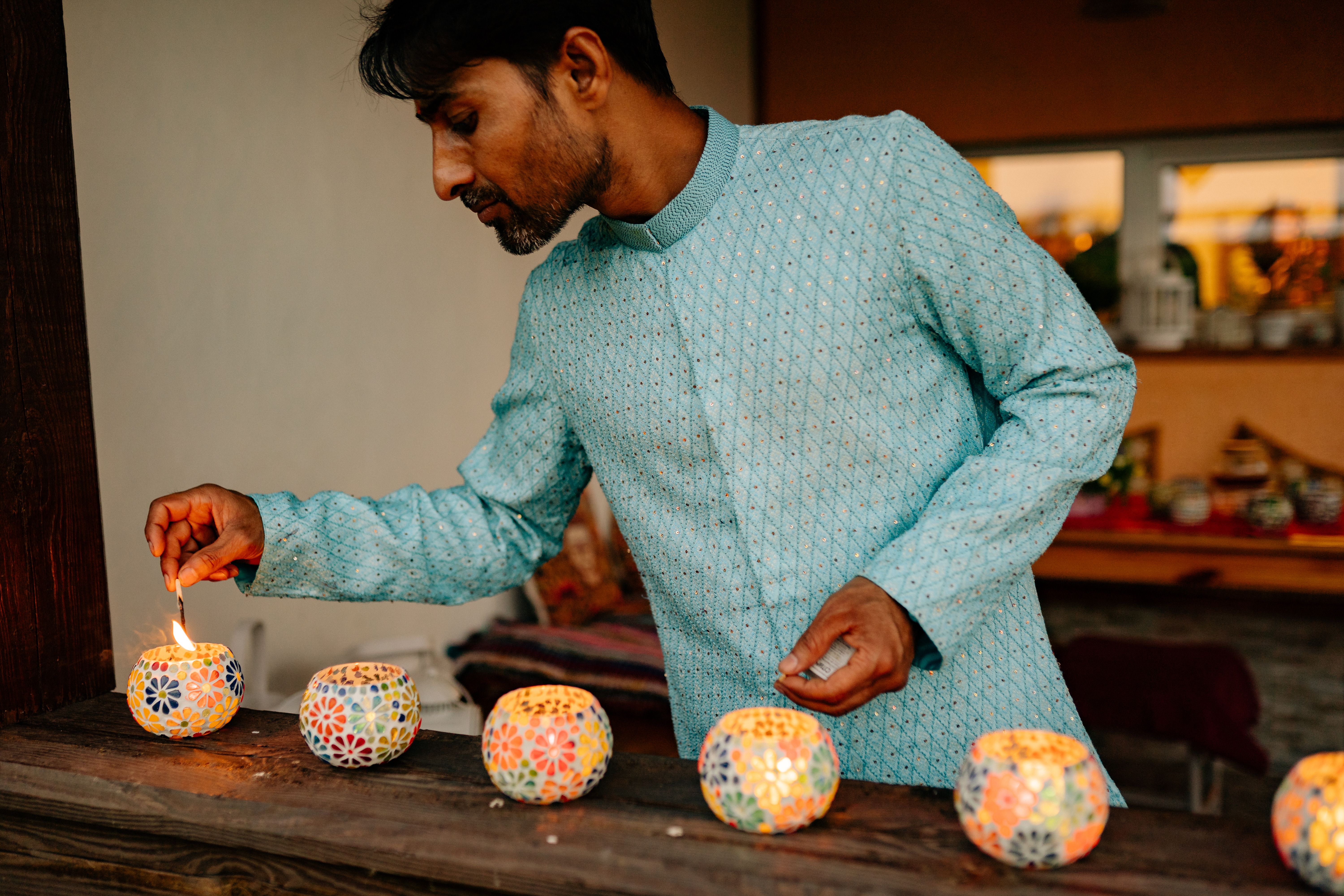 Festive Jacket Kurta Set