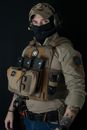 Man in Armed Military Uniform