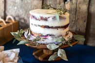 Close-up Photo of Rustic Cake