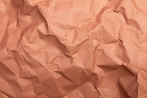 
A Close-Up Shot of a Crumpled Paper