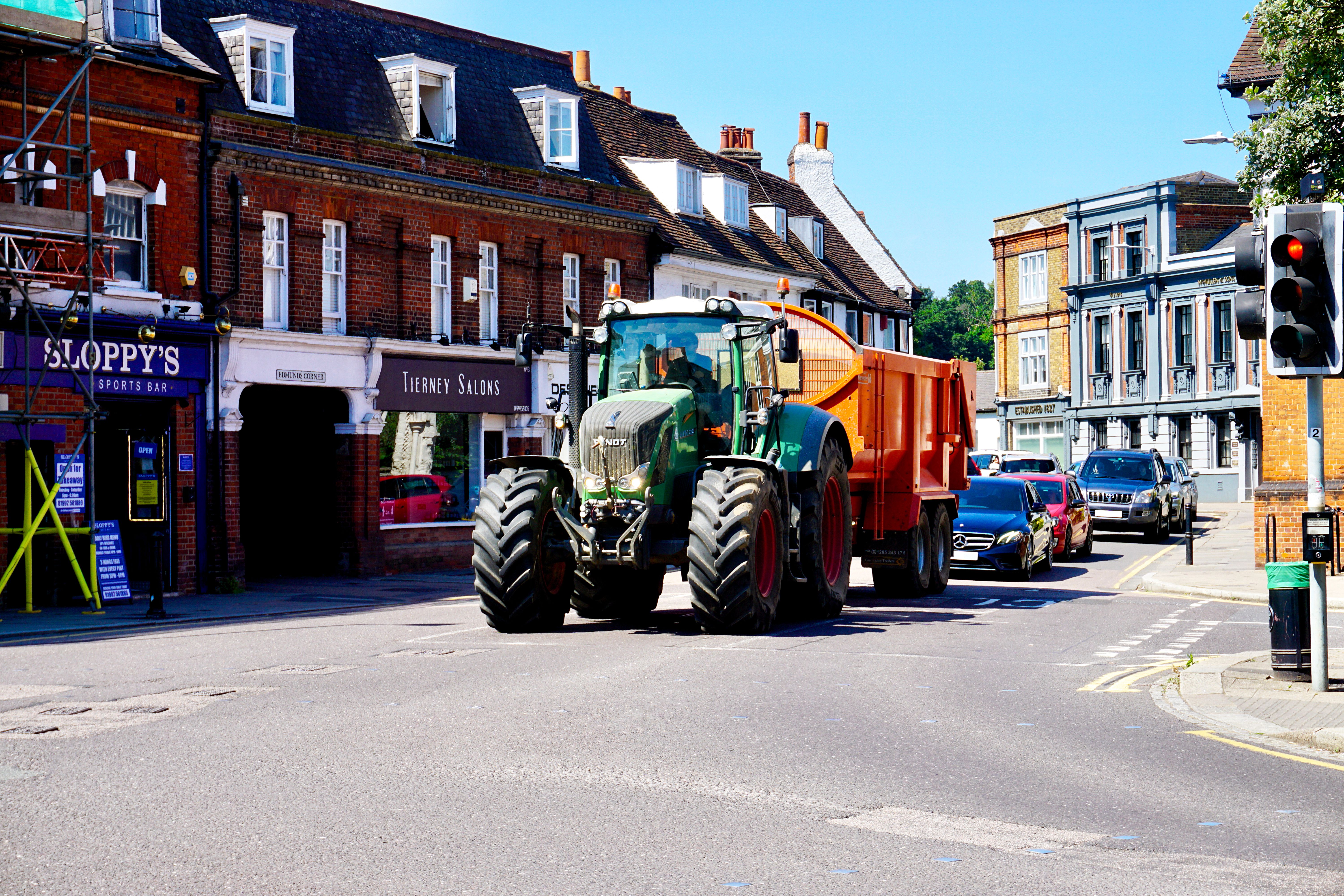 London to Luton — removal van on the motorway for a long-distance move
