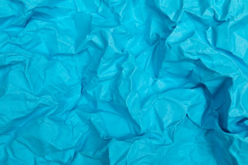 Darmowe zdjęcie z galerii z jasnoniebieski, marszczone, papier