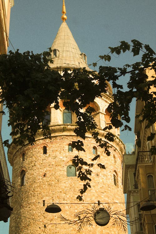 Безкоштовне стокове фото на тему «вежа галата, вертикальні постріл, візантійський»