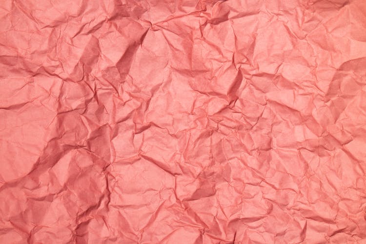 Close-up Photo Of Crinkled Pink Paper