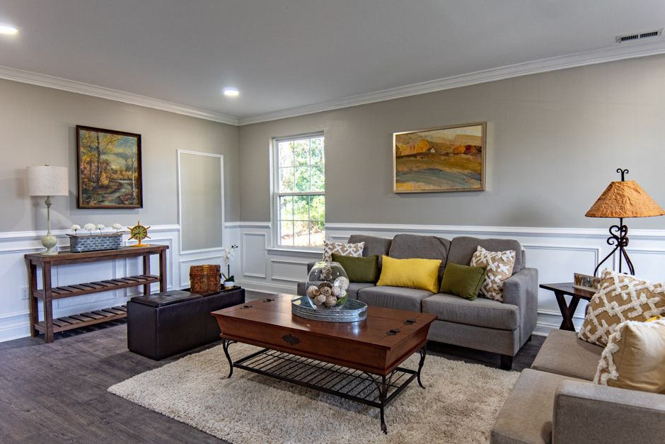 grey sofa and loveseat in a modern living room grey sofa and loveseat in a modern living room