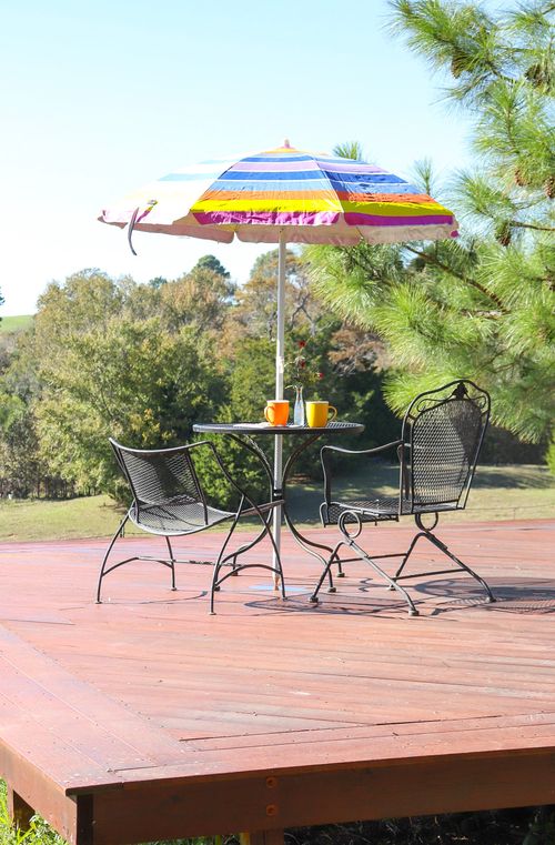 Free stock photo of beach umbrella, coffee, countryside Stock Photo