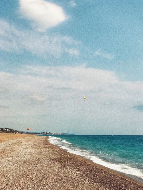 Free Beautiful coastal landscape of Manavgat, Antalya with clear skies and turquoise waters. Stock Photo
