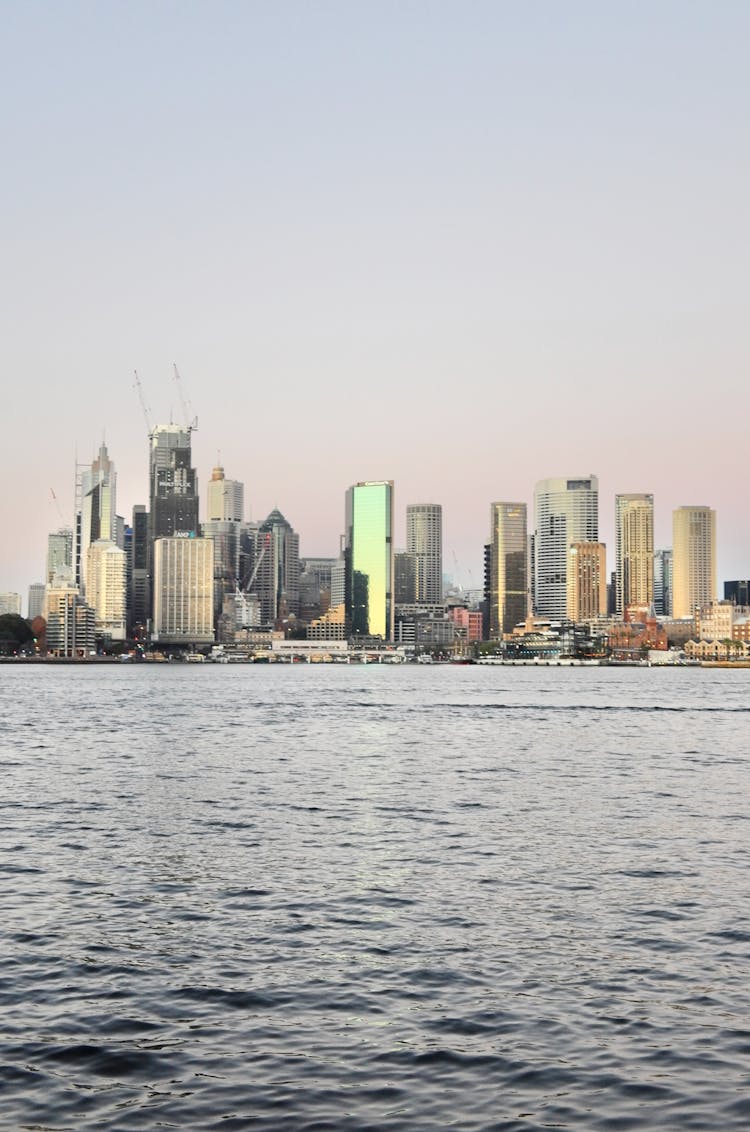 View Of City Centre From Sea