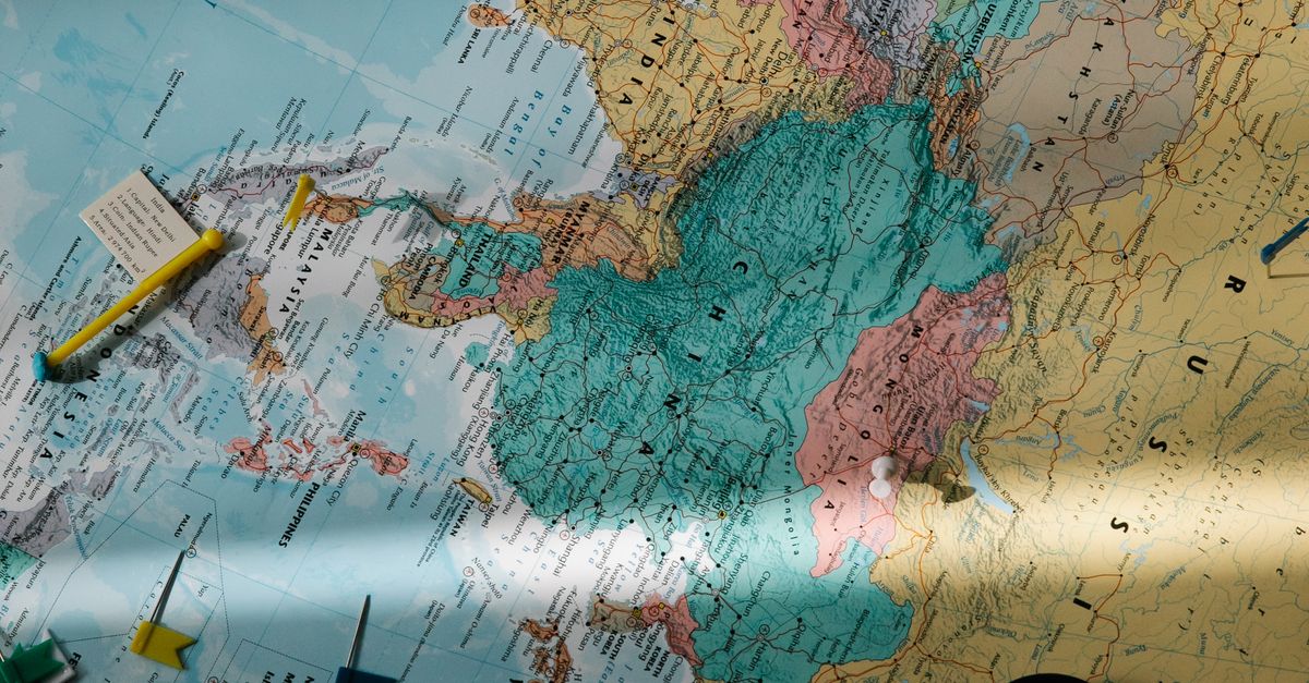 Random Close Up Map Close up of Map · Free Stock Photo