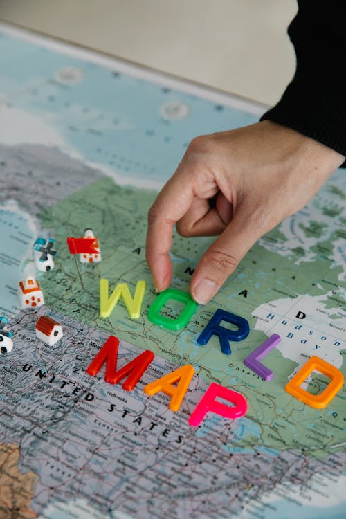 Paper World Map 
