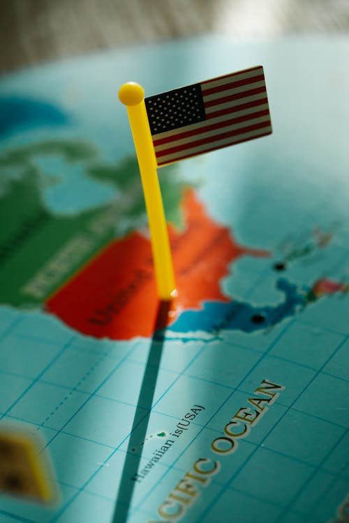 Kostnadsfri bild av flagga, geografi, Karta