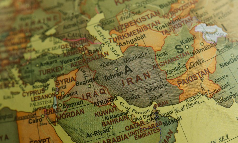 Iran travel advisory map conflict