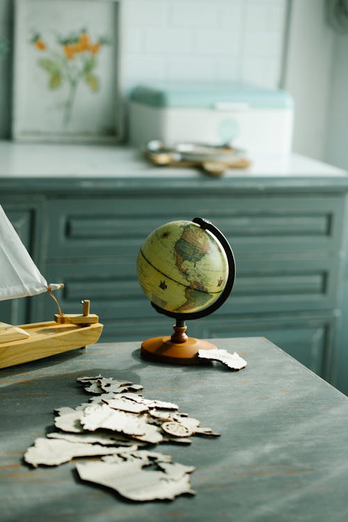 Globe Standing on a Table