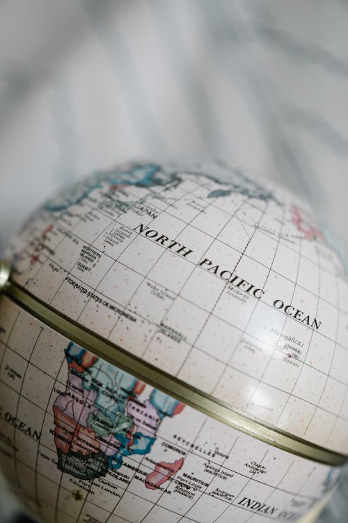 Close up of a Globe