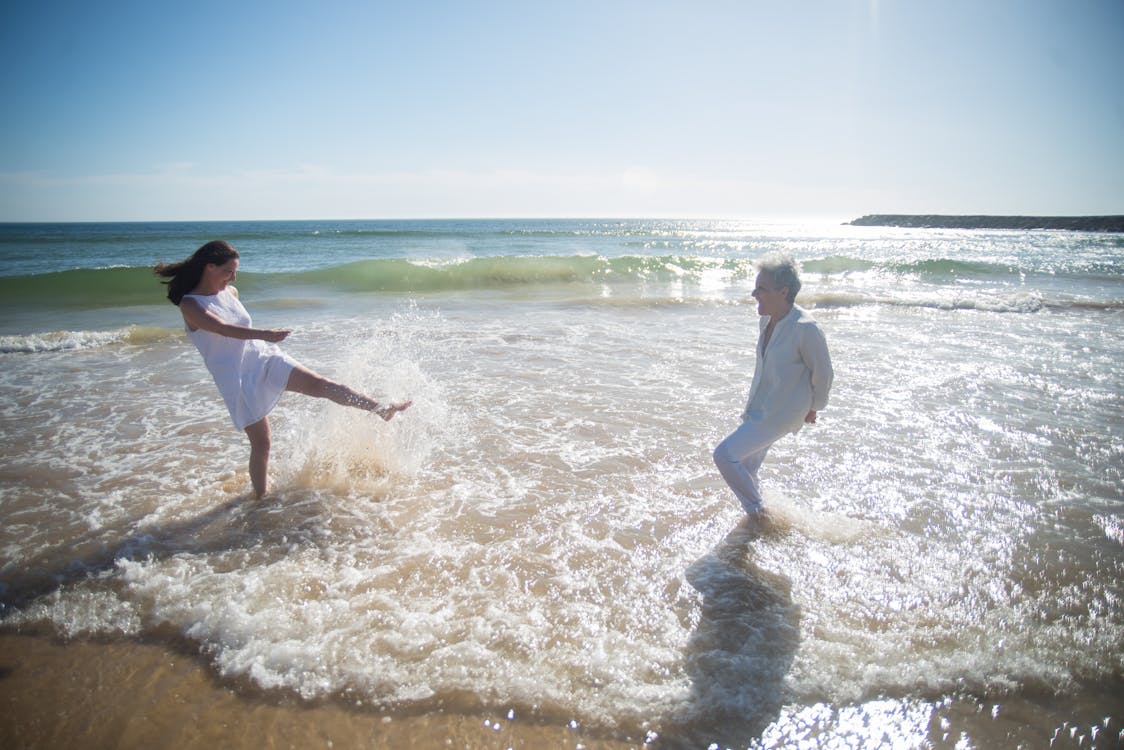 Foto profissional grátis de águas rasas, beira-mar, colagem