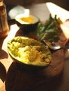 A Close-Up Shot of Mashed Avocado