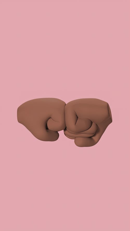 3D Emoji Render of a Fist Bump 