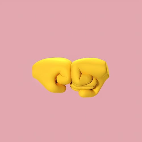 Free Emoji of a Fist Bum Stock Photo