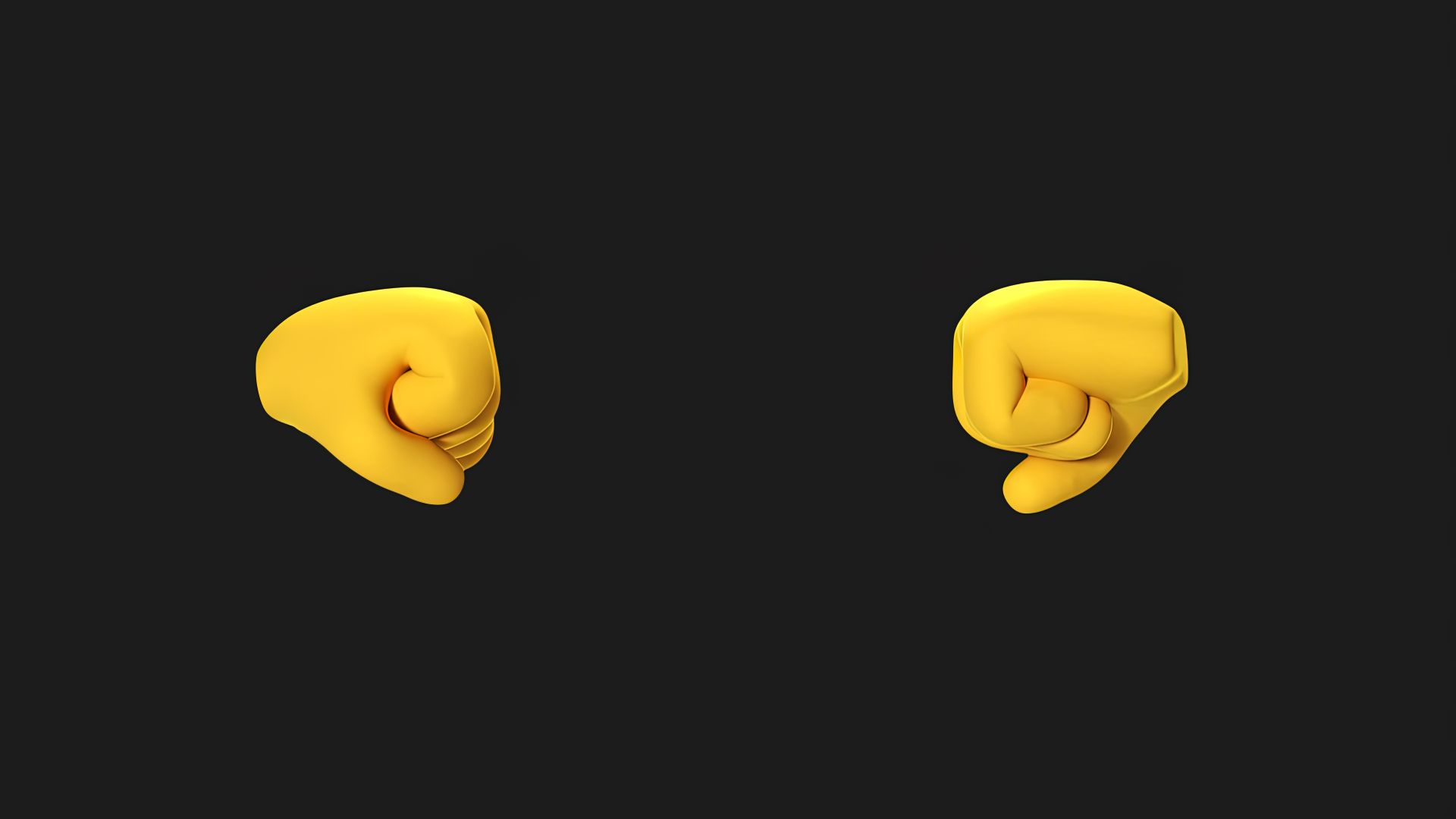 An Animation of Yellow Hands in Clenched Fists