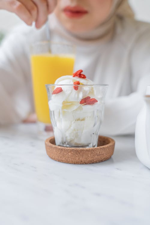 Foto profissional grátis de baunilha, delicioso, sobremesa