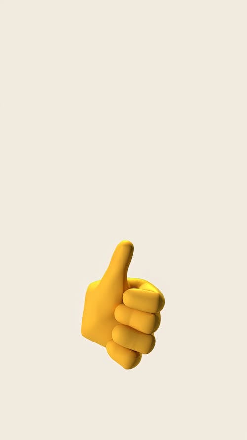 Free An Animation of a Hand Doing Thumbs Up Stock Photo