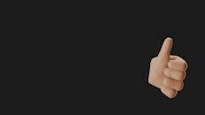 Hand Doing a Thumb Up