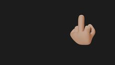 Hand Showing Middle Finger