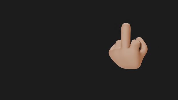 Hand Showing Middle Finger