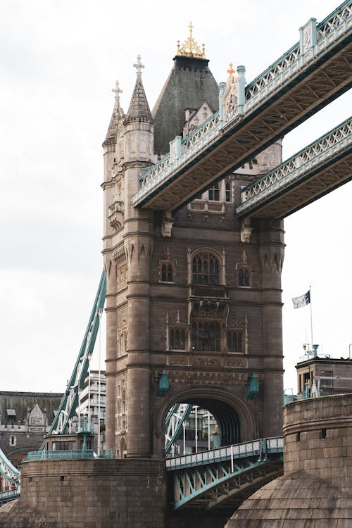 The Exteriors of Tower Bridge in London